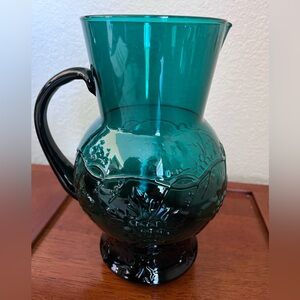 Vintage Ombré Green Glass Water Picture 8.5” (3 available)